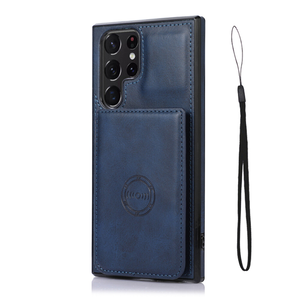 (Blue, Galaxy A33 5G) Flip Wallet Phone Case ForGalaxy S21 FE S23 S22 Plus A53 A52s A33 A14 A24 A34 A54 5G Credit Card Holder Leather Cover