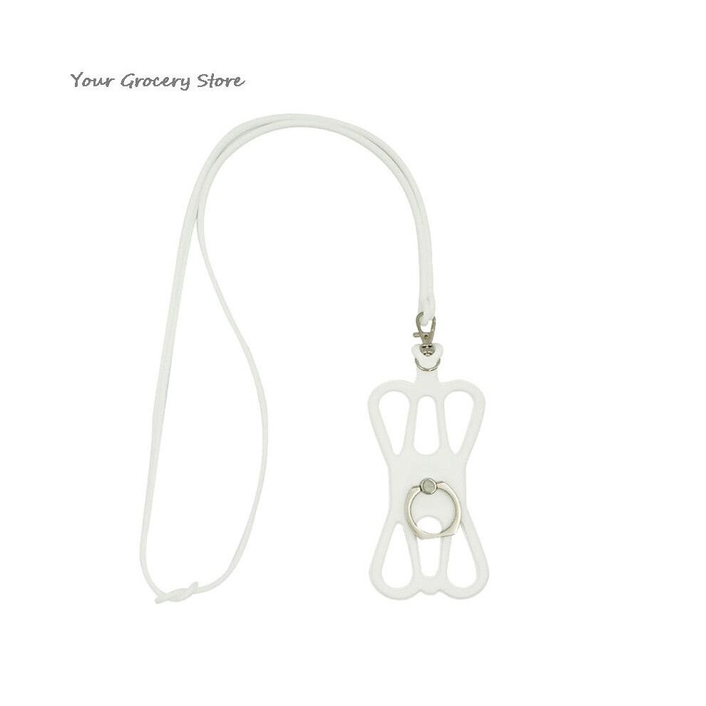 (White) Phone Lanyard Case For Iphone 6S 7 8 Plus X XR XS 11 Pro Max For Keys Phones Key Lanyard Neck Key Lace Neck Phone Cord Lanyard