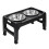 (As show, One size) Dog Bowl, Adjustable, Non-Slip, Raised Stand 1