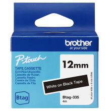 Brother BTAG-335 - label tape - 1 cassette(s) - Roll (1.2 cm x 4 m)