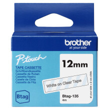 Brother BTAG-135 - label tape - 1 cassette(s) - Roll (1.2 cm x 4 m)