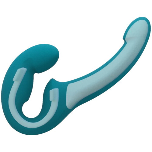 Fun Factory Share Lite Silicone Strapless Strap-On Deep Sea Blue 2