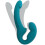 Fun Factory Share Lite Silicone Strapless Strap-On Deep Sea Blue 2
