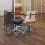 Homcom HOMCOM PU Leather Saddle Stool w/ Moulded Padded Seat Adjustable Height Black 1