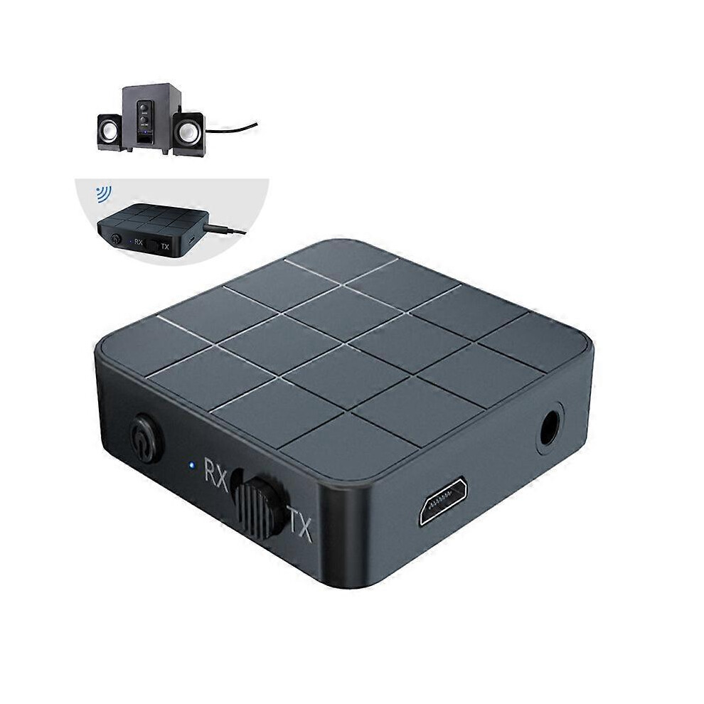 (As Show, One Size) Bluetooth Adapter, 5.0, 2-In-1, Rca & 3.5Mm Aux, Low Latency, Hd Sound 6910540340099
