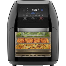 (10L) 5 in 1 Air Fryer Oven with Rotisserie, 10L 1800W, 17 Presets Air Fry, Dehydrator, Roast, Bake, Family Size Large Air Fryer with Auto Shutoff