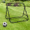 Homcom HOMCOM Rebounder Net Kids Adults Football Training Aid Adjustable Black 1
