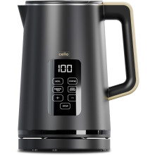 (Black) 1.7L Black 3000W Rapid Boil Digital Kettle with Temperature Control, Cordless Design Variable Temperature, Quiet & Fast Boil Kettle