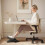 Homcom HOMCOM Foot Rest Adjustable Height and Angle Home Office Footstool Black 8
