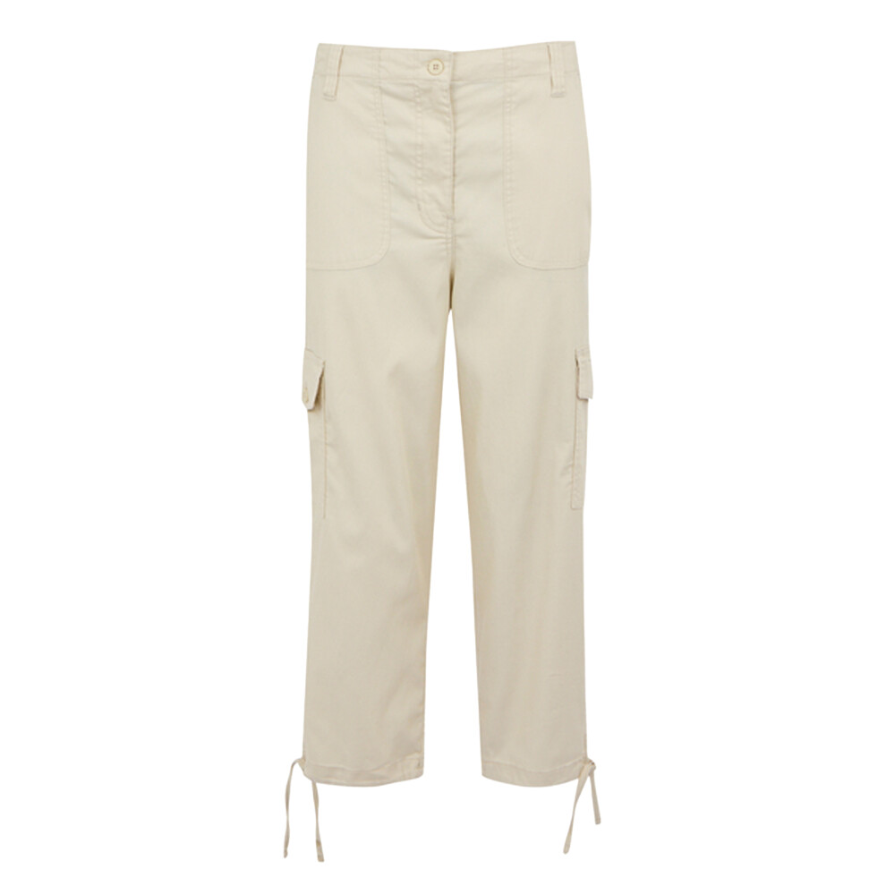 (10 UK, Light Vanilla) Regatta Womens/Ladies Shorebella Capri Trousers