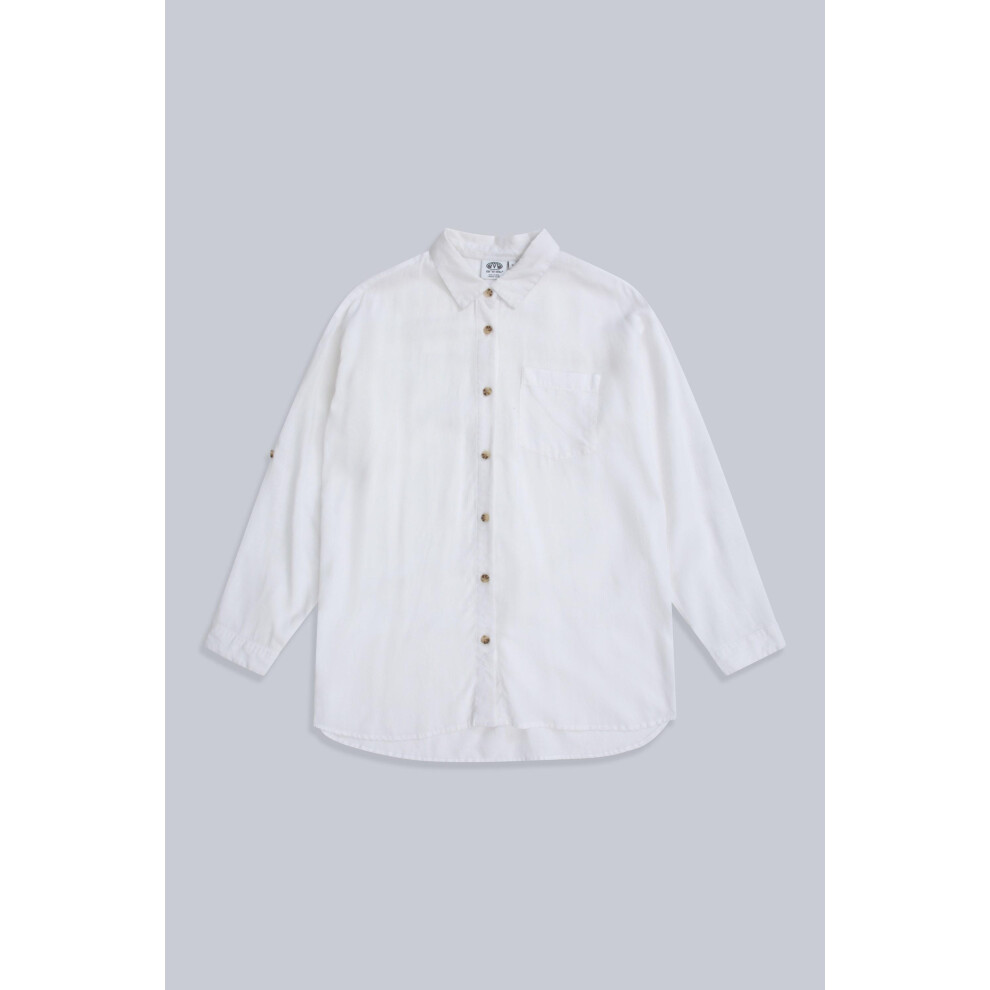 (6 UK, White) Animal Womens/Ladies Seya Organic Beach Shirt