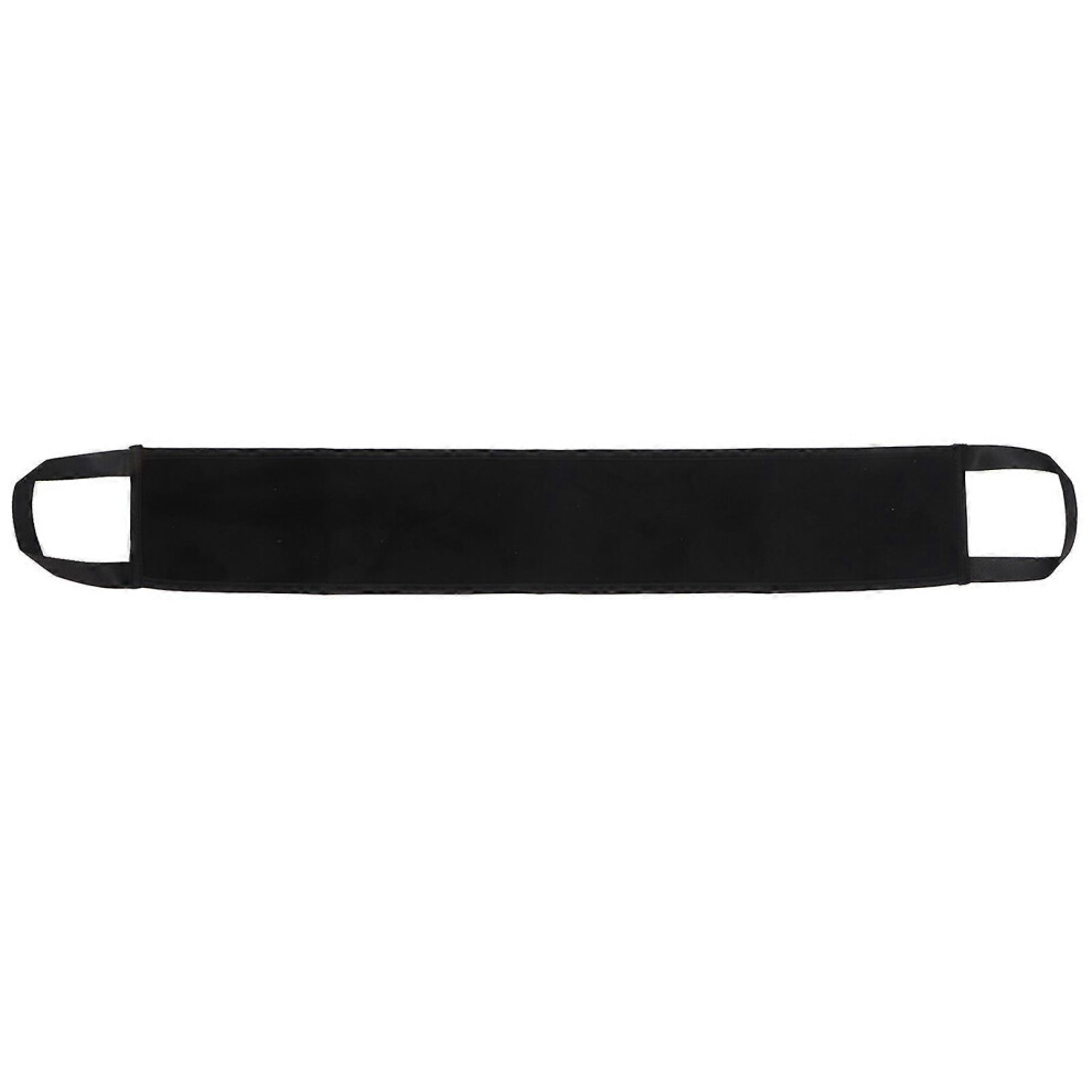 Black (As Show, One Size) Self Tanning Back Strip Tanning Mousse Applicator Flocking Strip For Self Sunless Tanner