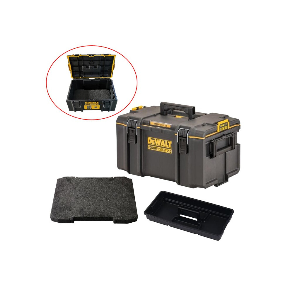 Dewalt Tough System 2.0 DWST83294-1 DS300 Stackable Organiser Shadow Foam 50mm