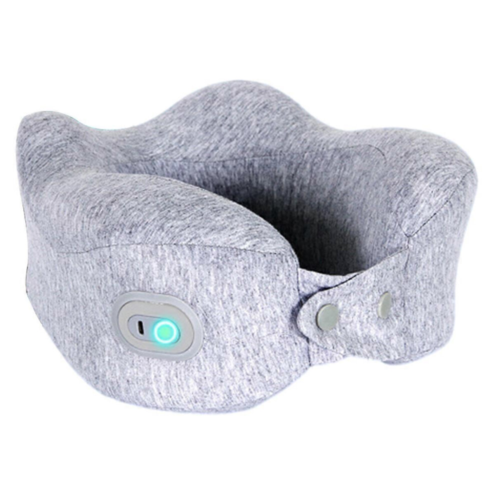 (As show, One size) UShaped Neck Massage Pillow Rechargeable Electric Neck Massager Portable Shoulder Massager