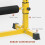 SPORTNOW Bulgarian Split Squat Stand, 12-Level Leg Training Machine, Yellow 4