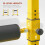 SPORTNOW Bulgarian Split Squat Stand, 12-Level Leg Training Machine, Yellow 3