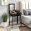 Homcom HOMCOM Dressing Table Vanity Desk Flip-up Mirror 2 Drawers, Black 1