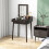 Homcom HOMCOM Dressing Table Vanity Desk Flip-up Mirror 2 Drawers, Black 7