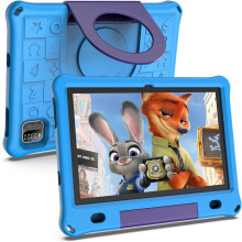 (Blue) Kids Tablet 10 inch, Android 14 Tablet for Kids with 6GB RAM and 64GB ROM, 6000 Mah, Tablet PC with Time Limits, Age Filters,Parental Controls,5G WIFI