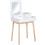 Homcom HOMCOM Dressing Table Vanity Desk Flip-up Mirror 2 Drawers, White 7