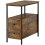 Homcom HOMCOM Narrow End Table, Sofa Side Table with 2 Drawers Storage Shelf, Brown 9