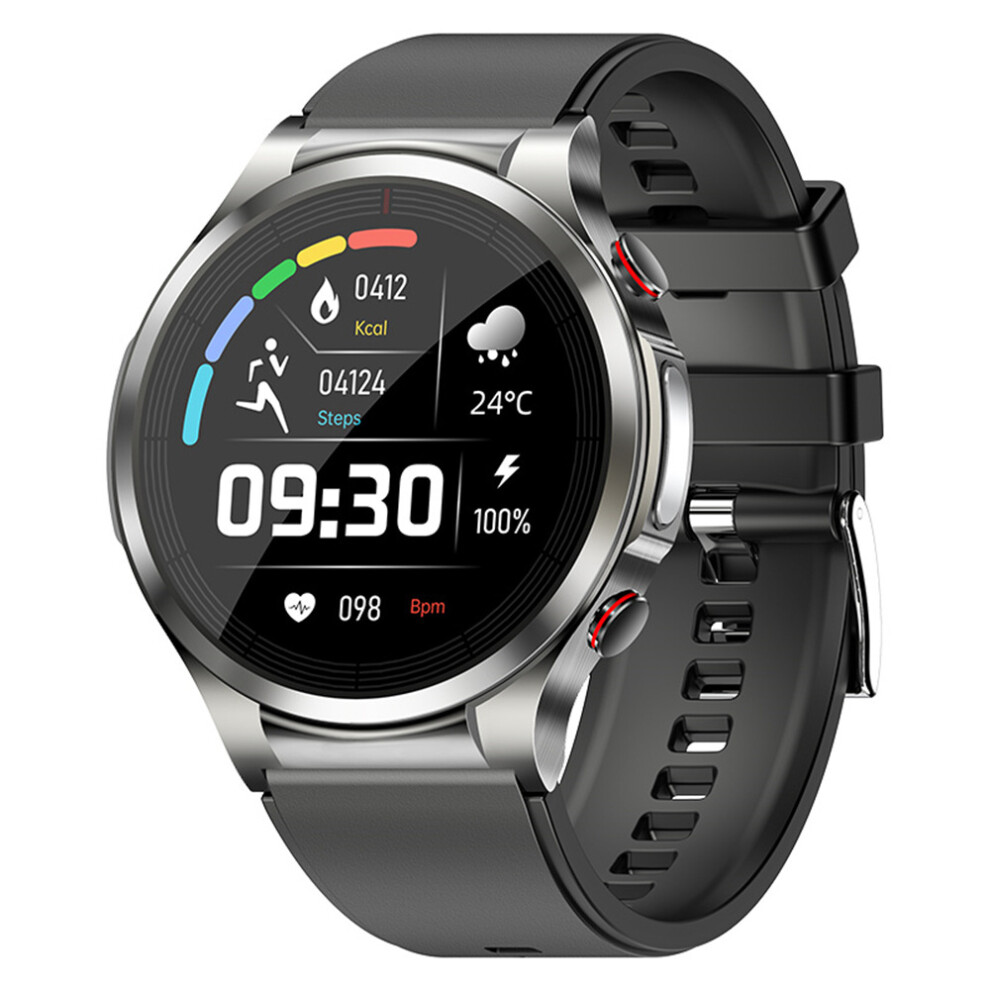 Silver (Silver) Blood Sugar Monitor Watch, Diabetic Watch Glucose Monitor Pressure Heart Rate