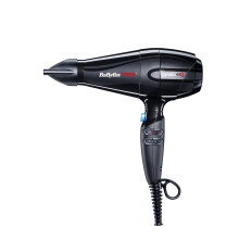 Asciugacapelli ionico Caruso HQ 2400W Babyliss Pro - Cura dei capelli - Ionizzatore d'aria - Nero - 2400 Watt