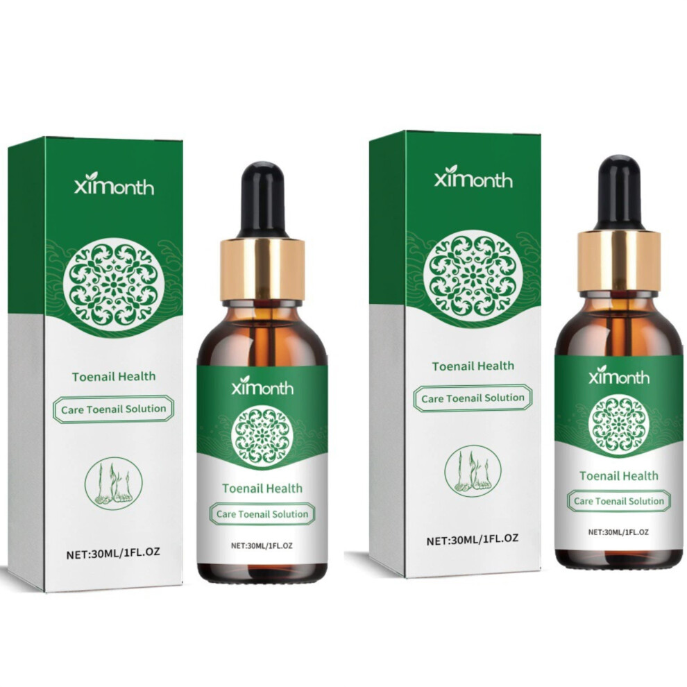 ((2 boxes) 30ml*2) Toenail Health Care Essence - Thymol, Shea Butter, and Vitamin E Nail Care Serum