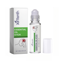 (1pc) Peppermint and Lavender Roll-On Essence - Temple, Neck, and Wrist Care Lotion