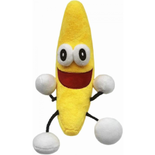 Pluchen speelgoed, 25 cm dansende banaan pluchen speelgoed, zacht gevuld figuur, geschikt voor fans en kinderen als cadeau voor de feestdagen - super