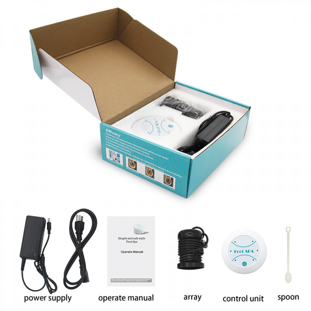 Healifeco Ionic Foot Spa At Home And Cleanse - Ionic Foot Bath Machine, Detoxify Your From Hazardous