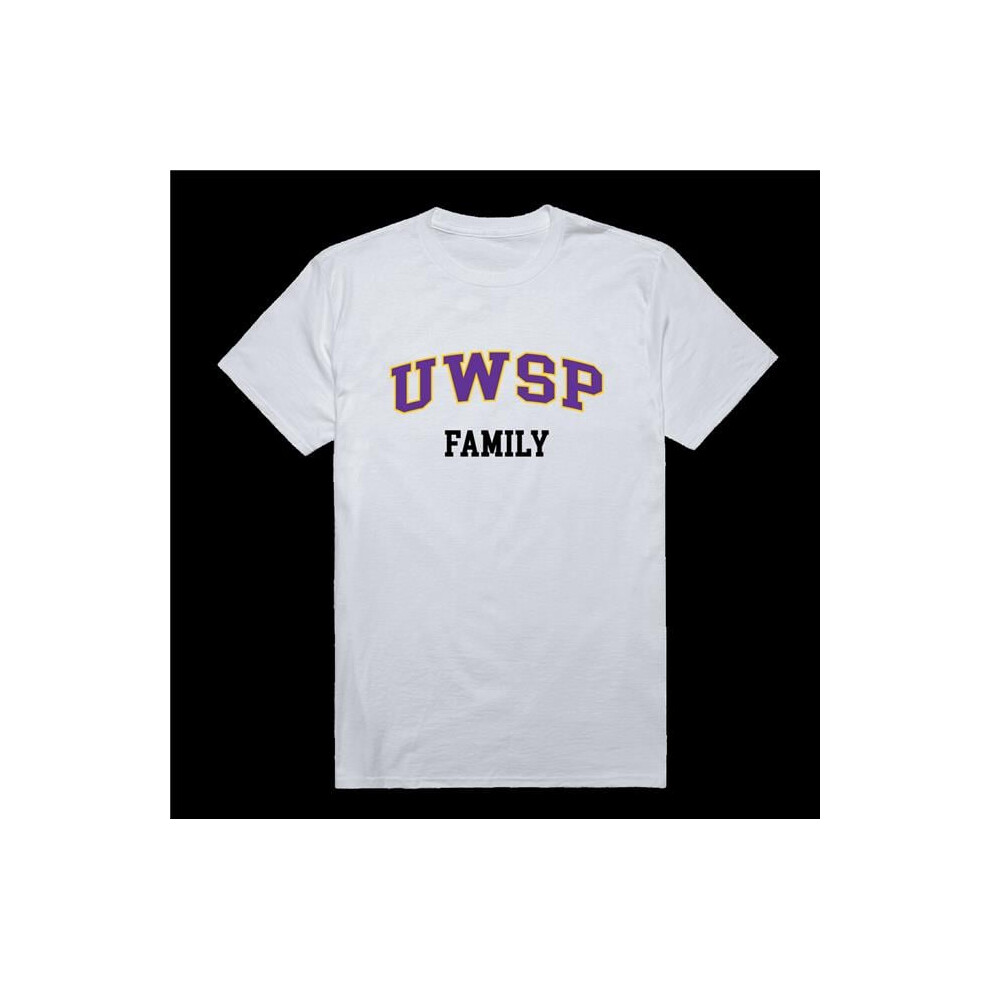 W Republic 571-412-WHT-01 University of Wisconsin-Stevens Point Pointers Family T-Shirt, White - Small-image-OPC-PGGS6MF-NEW
