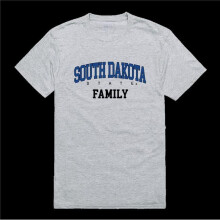 W Republic 571-707-HGY-01 South Dakota State University Jackrabbits Family T-Shirt, Heather Grey - Small