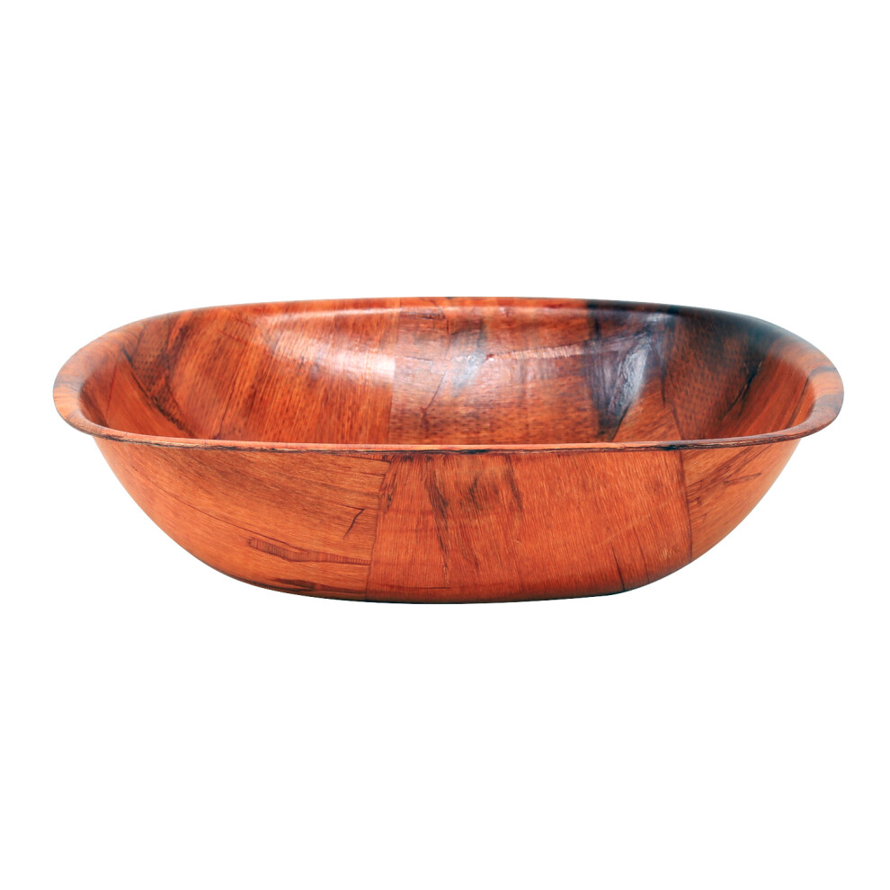 Wood Bowl 20cm Woven Pattern Snacks Salad Soup Ramen Rice Serving Kitchen Bowl-image-OPC-PGGSGMF-NEW