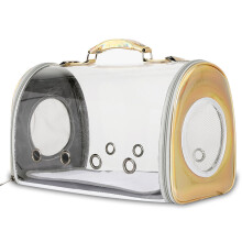 (StyleE) Transparent Cat Large Backpack With Breathable Design Soft Medium And Hardness
