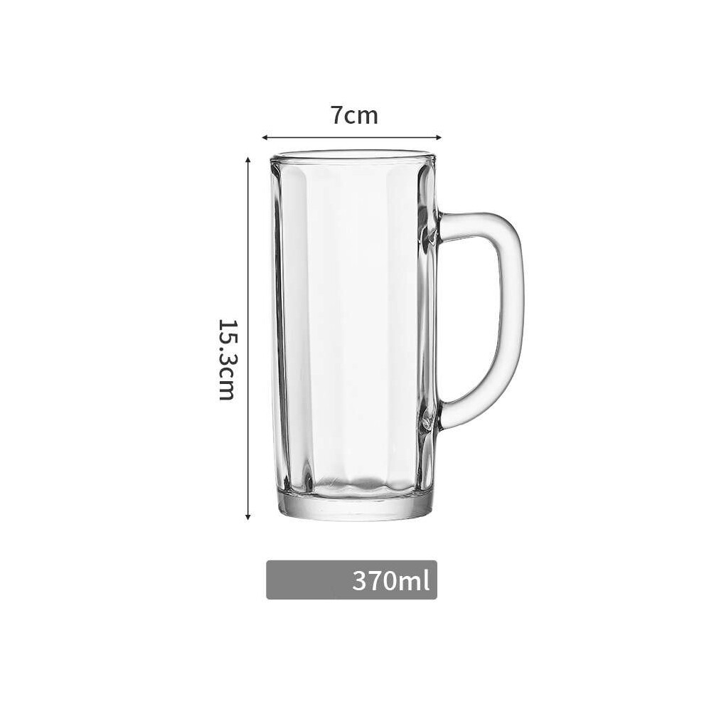 (StyleF) Milk Glass Transparent Cup Heatresistant Tea Cup Coffee Cup Beer Cup