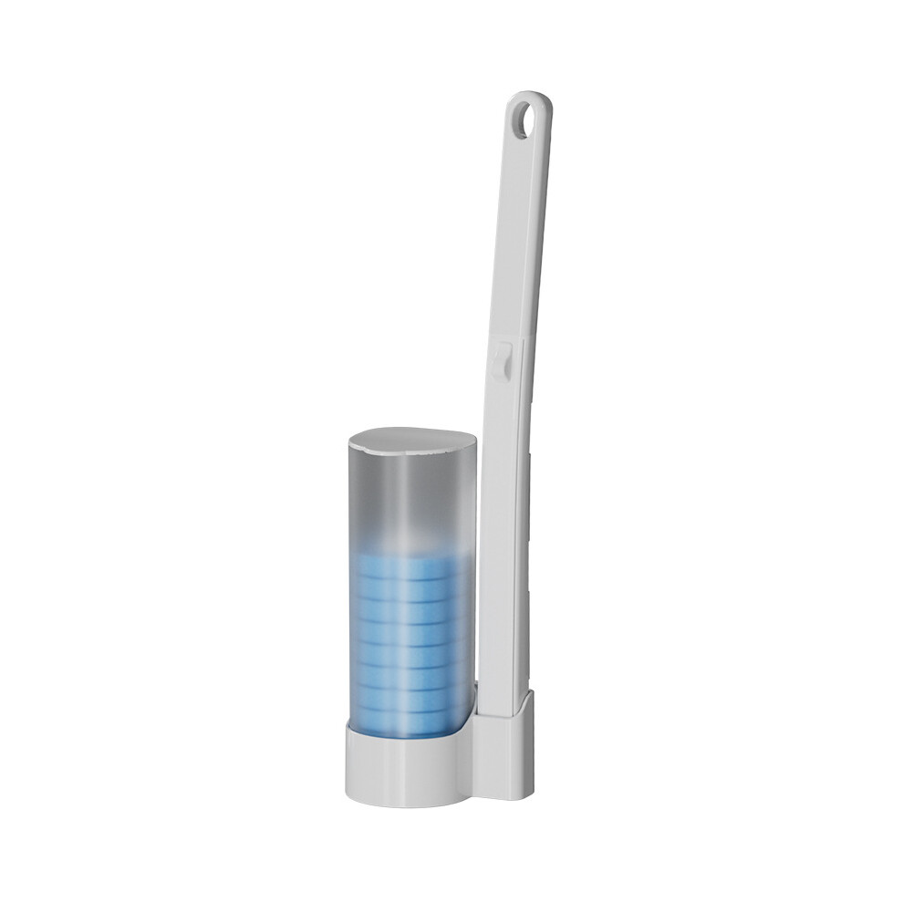 (Brush) Brush Disposable Toilet Set Toilet Bowl Cleaning System Cleaners With Refills