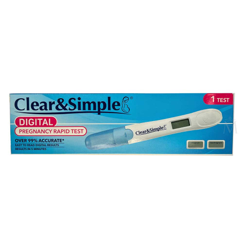 Clear & Simple Digital Pregnancy Rapid Test
