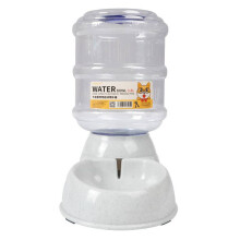 (Gray Water Feeder) Water Pet Automatic Feeder Plastic Large Capacity Dog Cat Gift Tool Supplies
