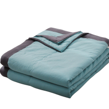 (Green, 100*130cm) Cooling Summer Quilt Air Conditioner Blanket Kids Nap Bedding Adult Students
