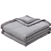(Grey, 100*130cm) Cooling Summer Quilt Air Conditioner Blanket Kids Nap Bedding Adult Students