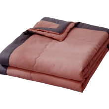 (Red, 100*130cm) Cooling Summer Quilt Air Conditioner Blanket Kids Nap Bedding Adult Students