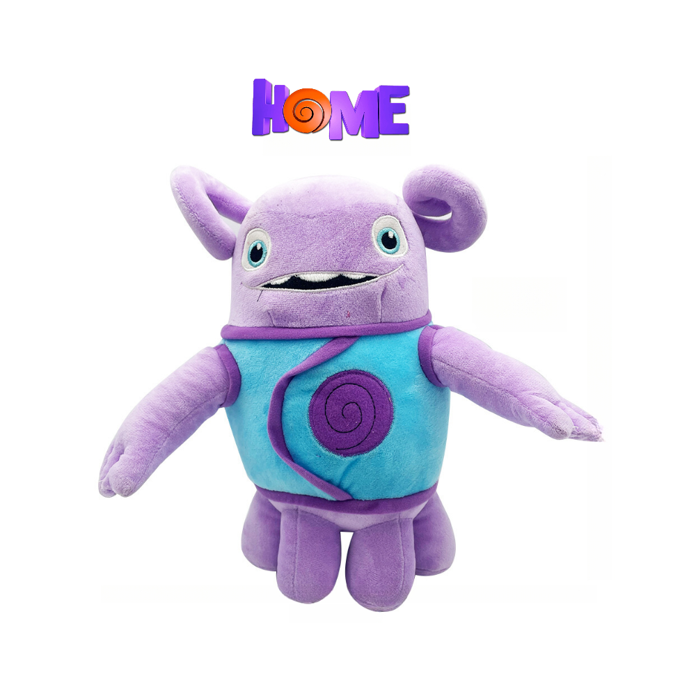 Home Oh Dreamworks Plush Toy Stuffed Doll Purple Alien Game Home Gift Decor Kid