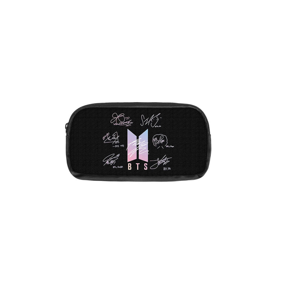(Pencil Case) Boy Bangtan Bts Usb Backpack Schoolbag Lunch Bag Pencil Rucksack Case Travel