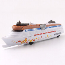 (Cruise) Ocean Liner Boat Toy Pull Back Educational Light Sound Model Cruise Kids Gifts