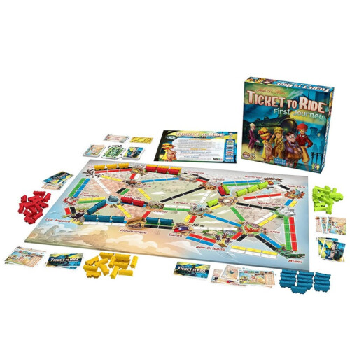 Wonder Of Days Ticket to Ride: First Journey Europe – Family Board Game with Cards