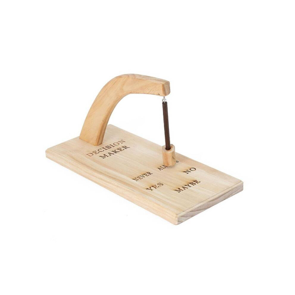 (May Be) Decision Magnetic Maker Indecisive Pendulum Wooden Ornaments Desk Gift Toy Decor