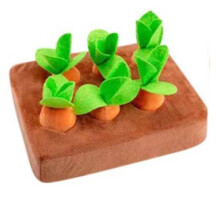 (6Pcs) Plush Toy Carrot Safe Infants Toddlers Pulling Radish Interactive Kids Pets Game
