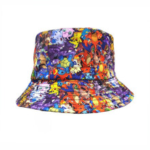 (Everyone1, Adult) Outdoor Pikachu Cartoon Fisherman Sunshade Matching Hat Net Children Hat Adult