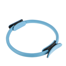 (Blue) Yoga Fitness Ring Pilates Accessory Wheel Stretching Home Fit Leg Body Slimming